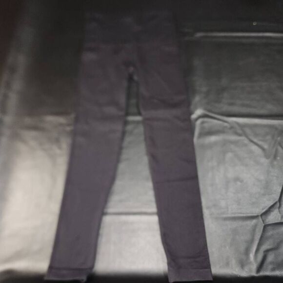 Spanx Womens Black Look At Me Now Leggings Medium - Picture 2 of 3